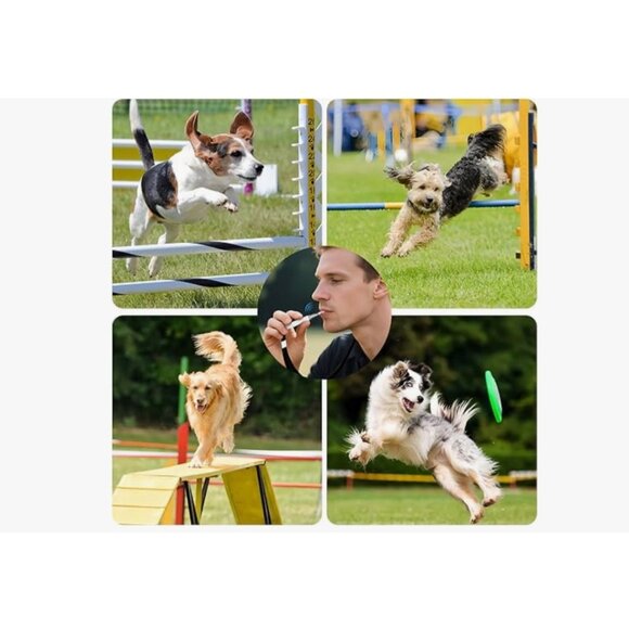 Dog Training Whistle Set Adjustable Ultrasonic Stop Barking Whistles Stainless S - Picture 2 of 5